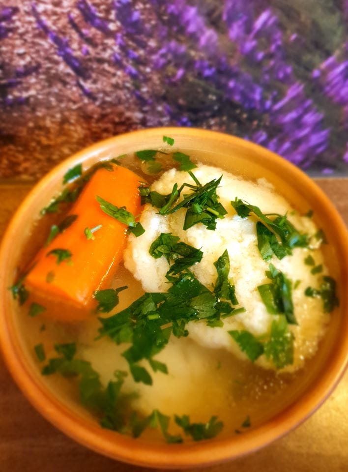 Romanian traditional  chicken soup